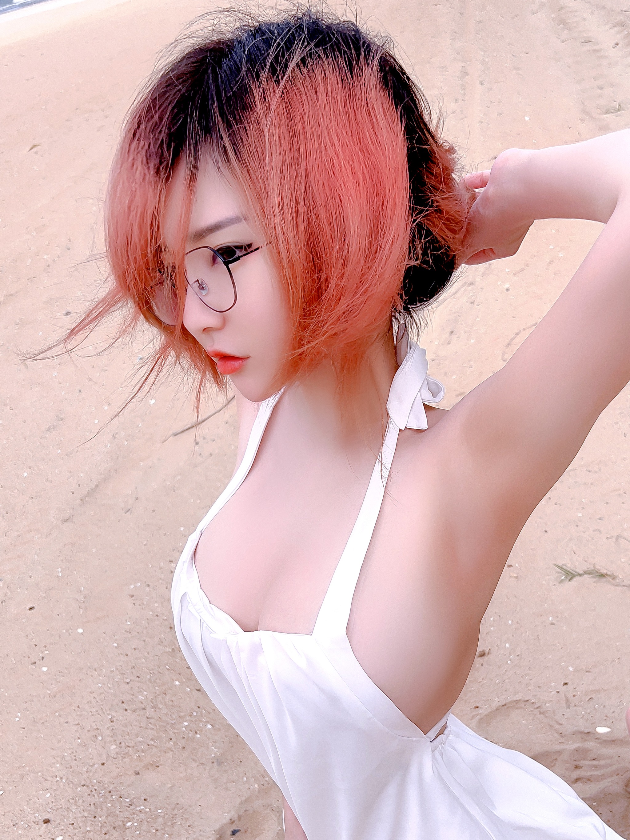 Potato Godzilla - NO.123 Casual_WhiteDressOnBeach_NSFW [8P]-XikXak